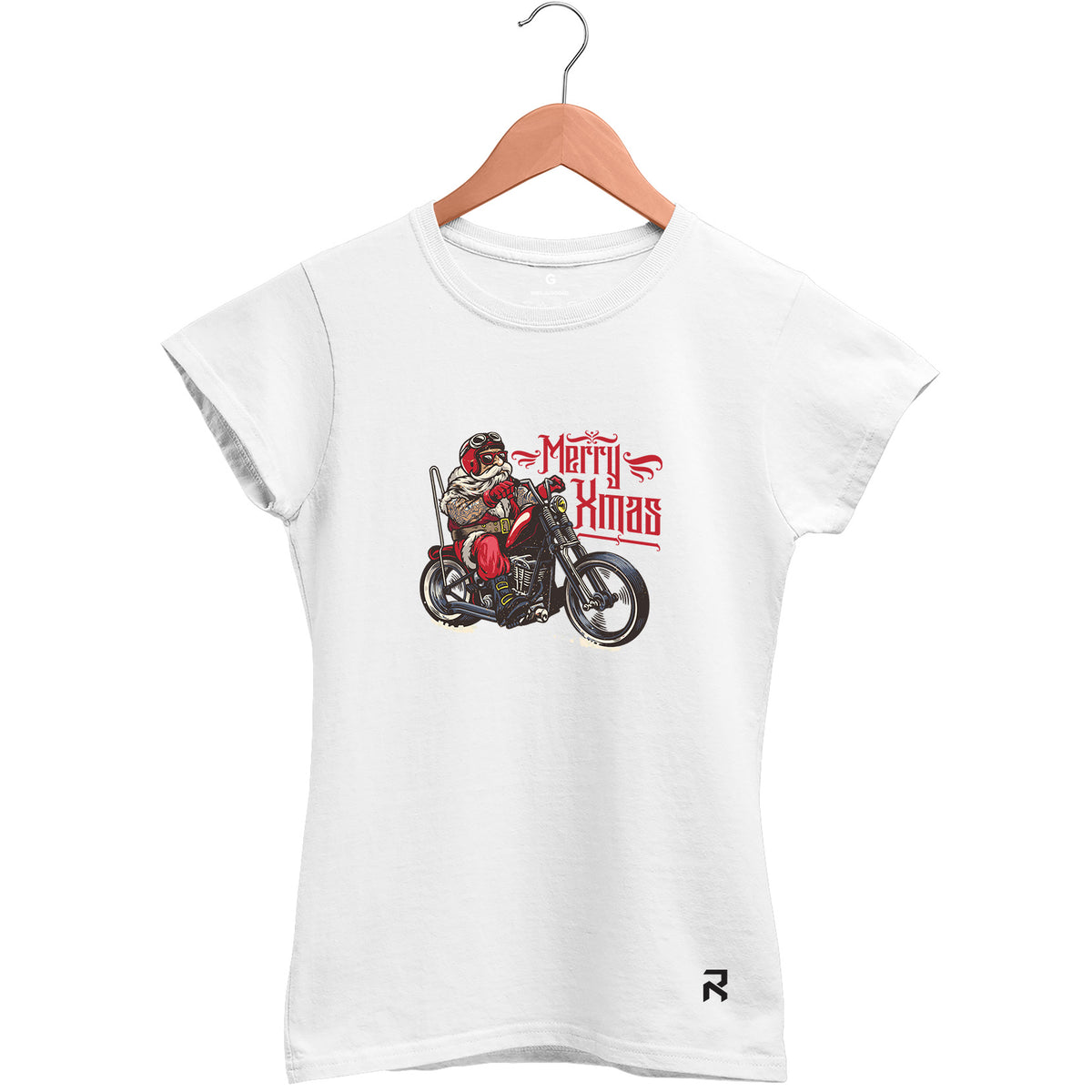 Camiseta Baby Look Feminina Xmas