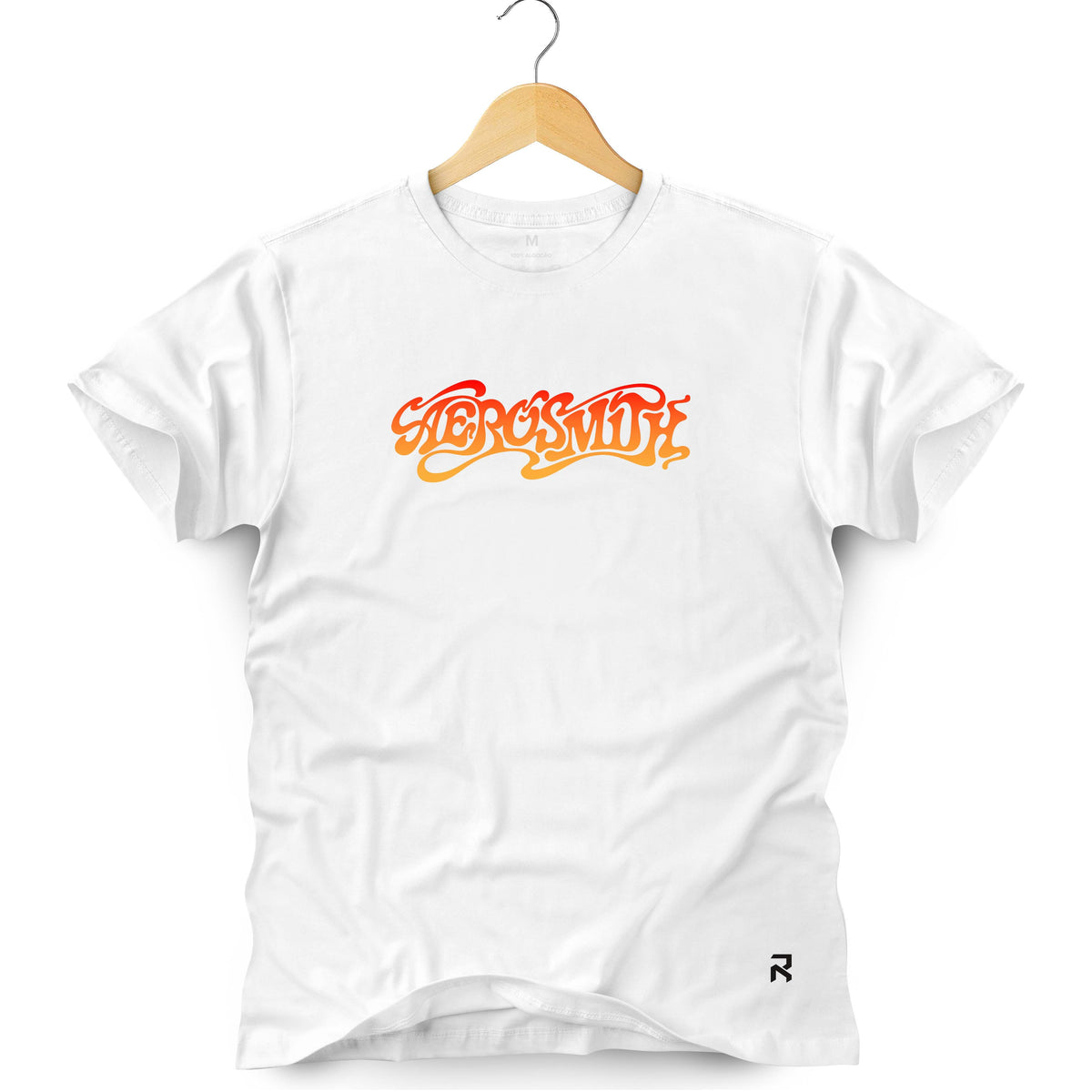 Camiseta Masculina Lettering Aerosmith