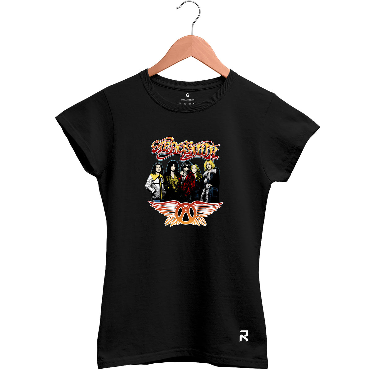 Camiseta Baby Look Feminina Aerosmith Banda