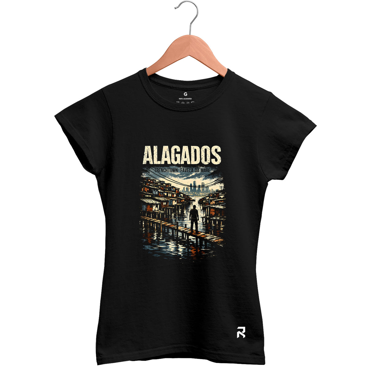 Camiseta Baby Look Feminina Alagados
