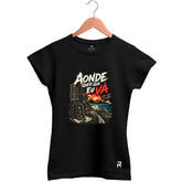 Camiseta Baby Look Feminina Aonde Quer Que Eu Vá