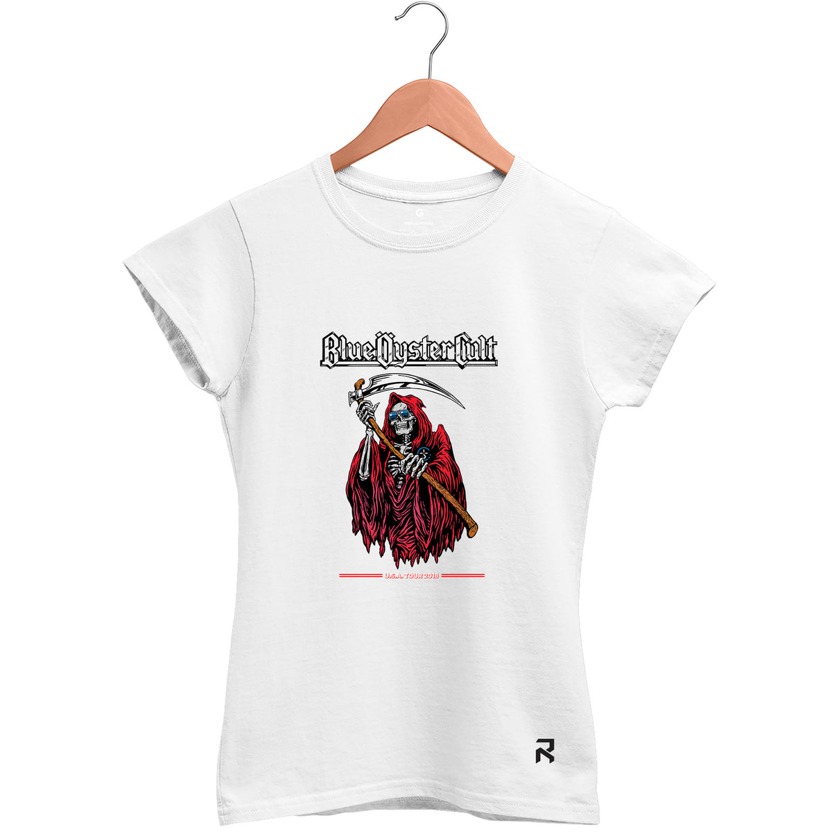 Camiseta Baby Look Feminina Blue Oyster Cult