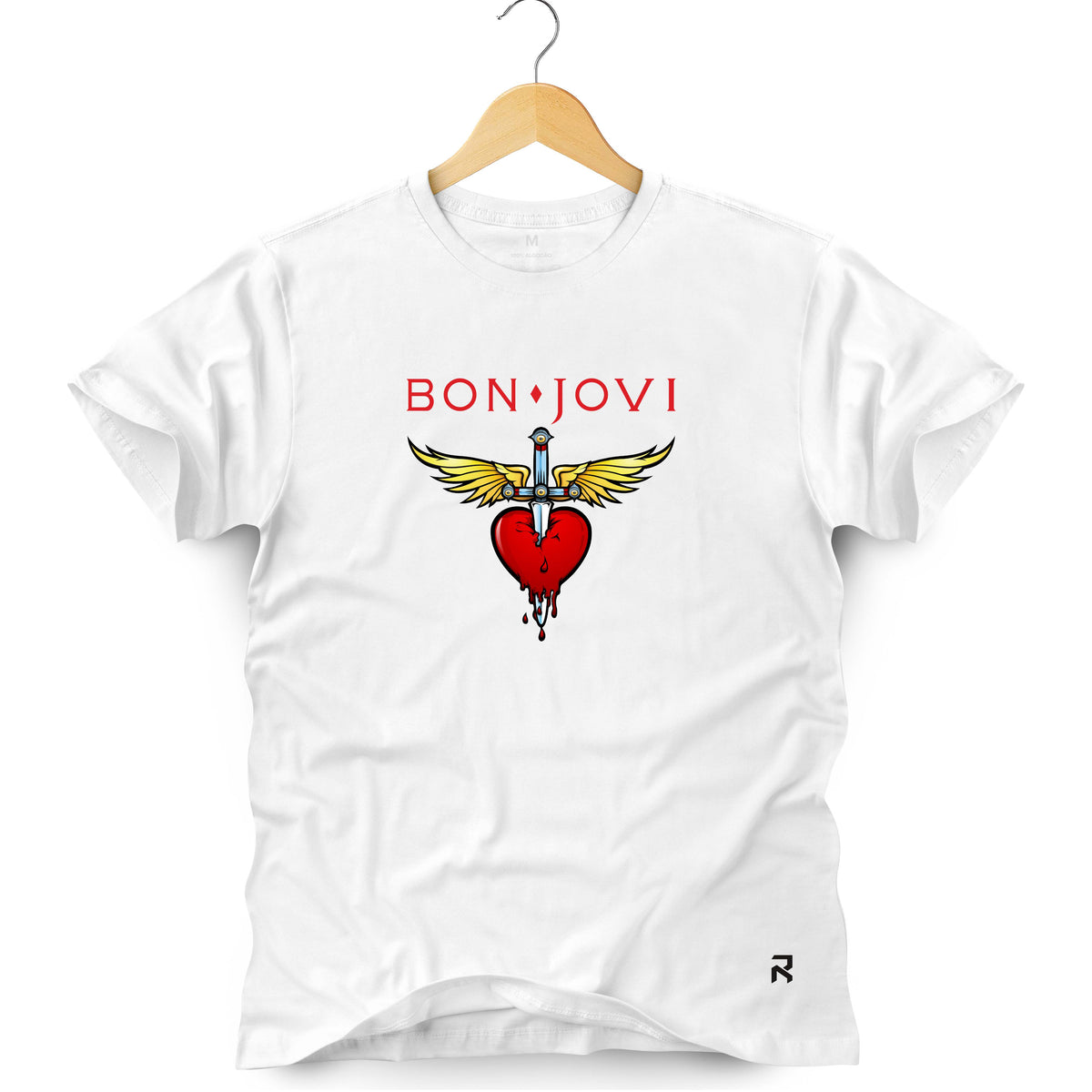 Camiseta Masculina Bon Jovi Color