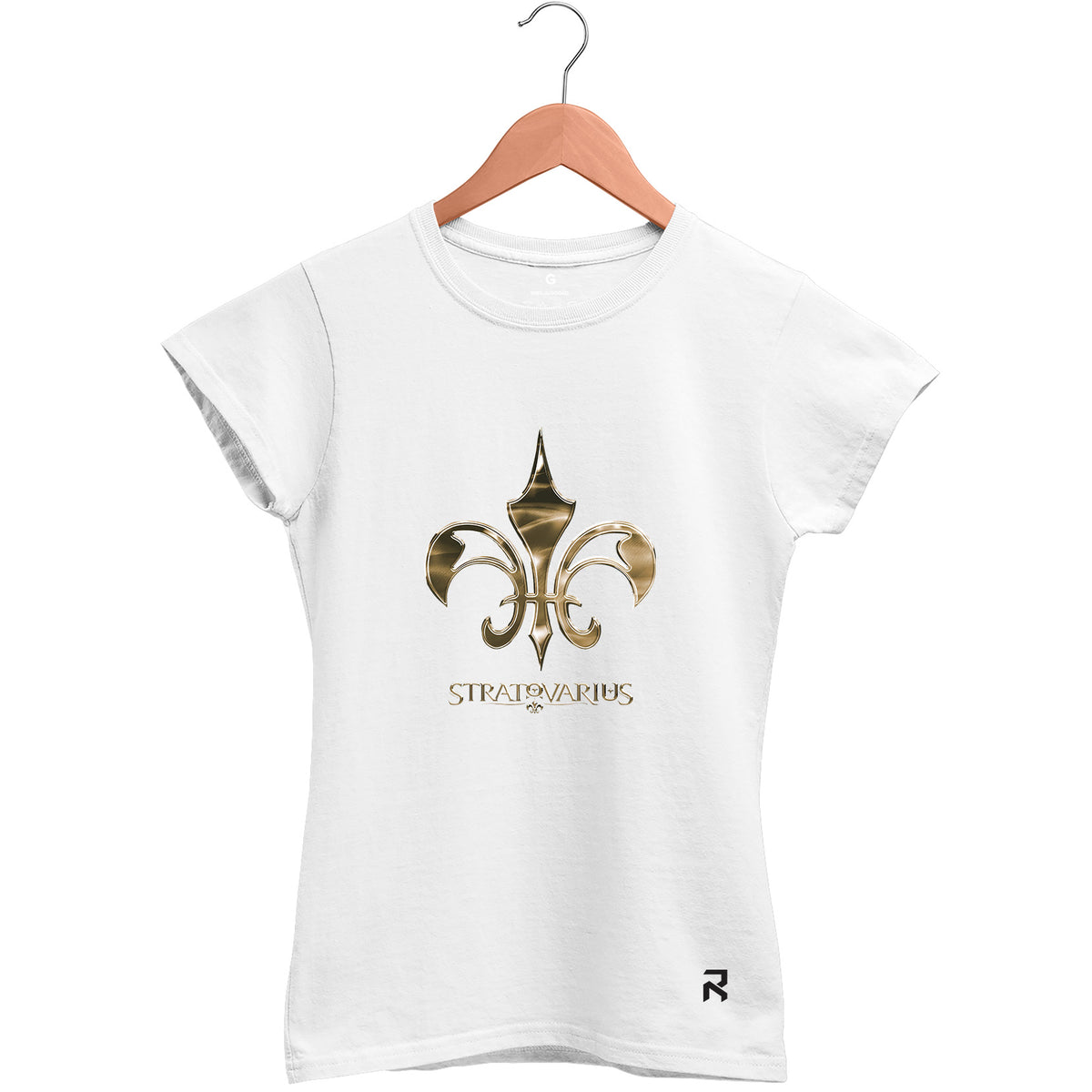Camiseta Baby Look Feminina Brasão Stratovarius