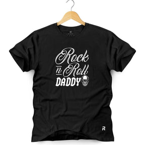 Camiseta Masculina Rock n Roll Daddy - Clube Rock - P - Preta - 