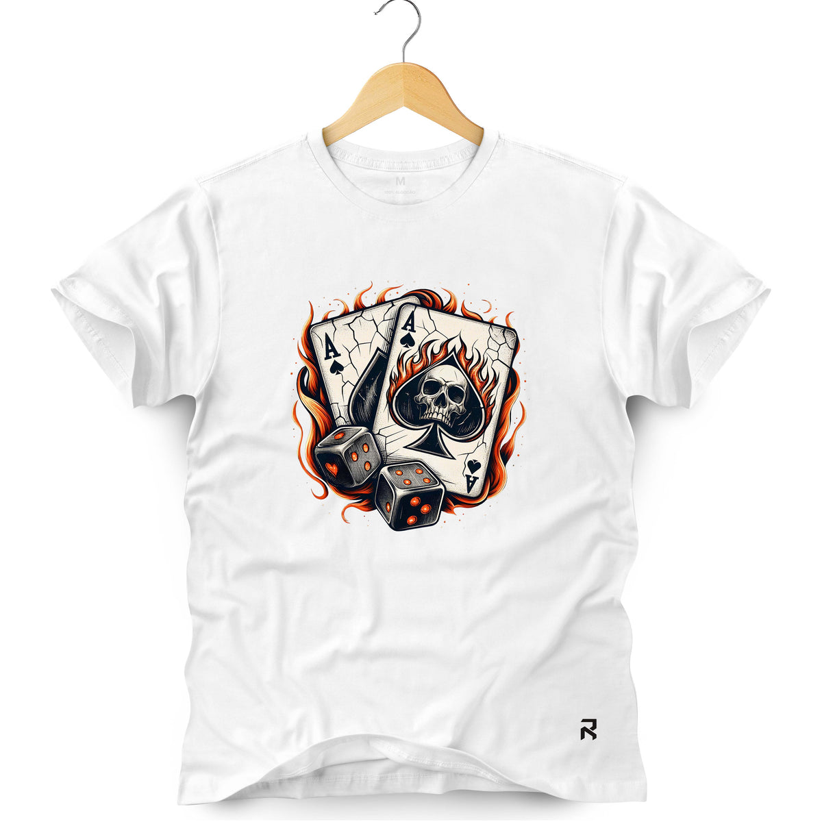 Camiseta Masculina Cartas