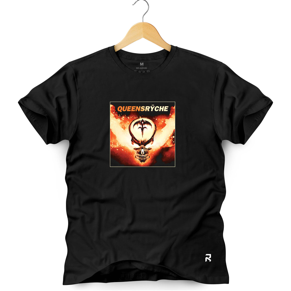 Camiseta Masculina Caveira Queensryche