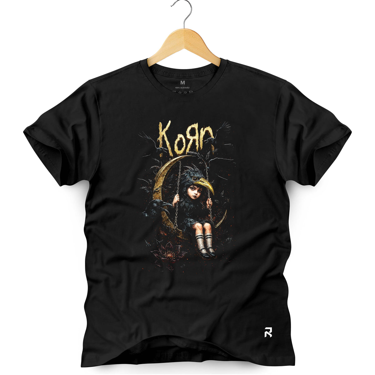 Camiseta Masculina Crows Korn