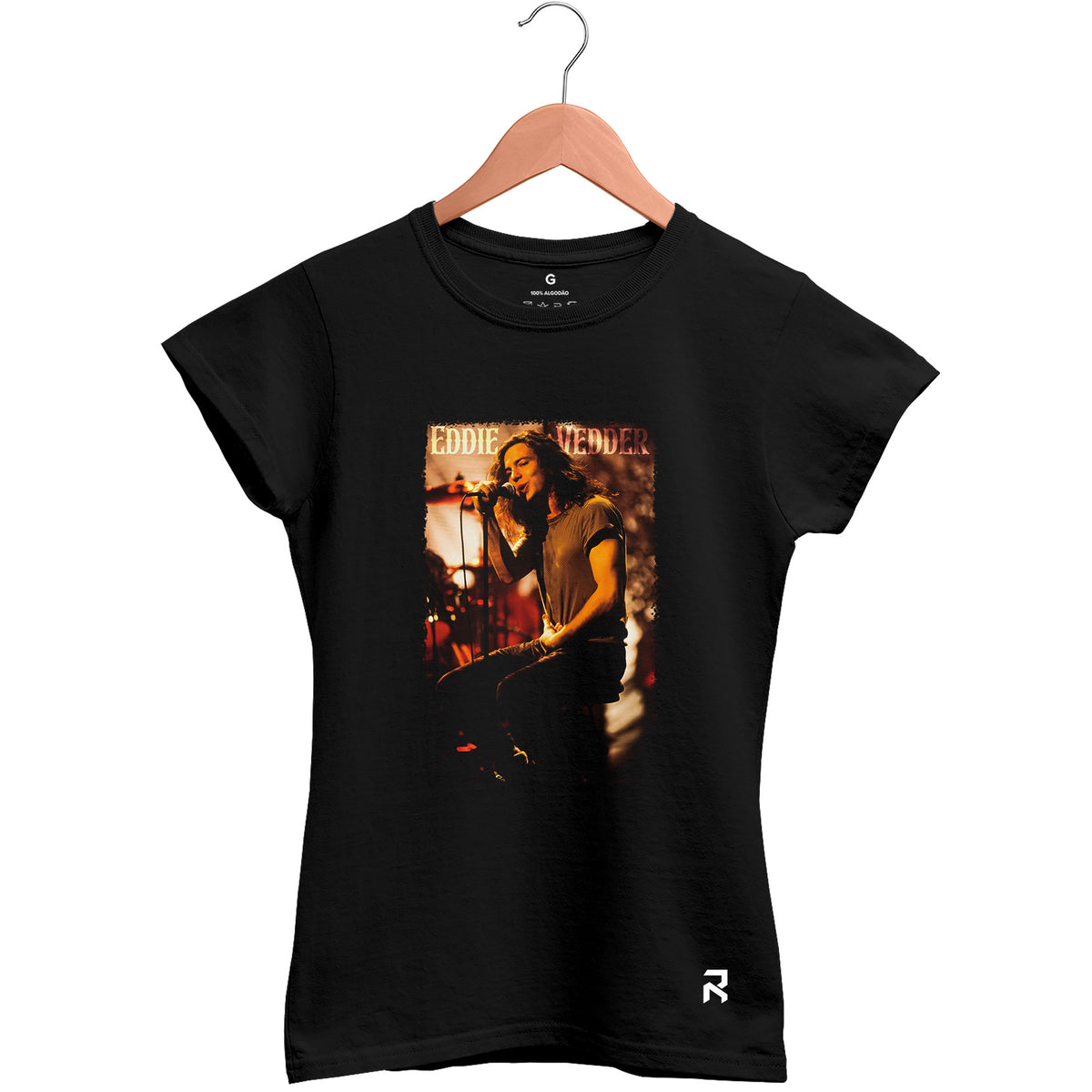 Camiseta Baby Look Feminina Eddie Vedder