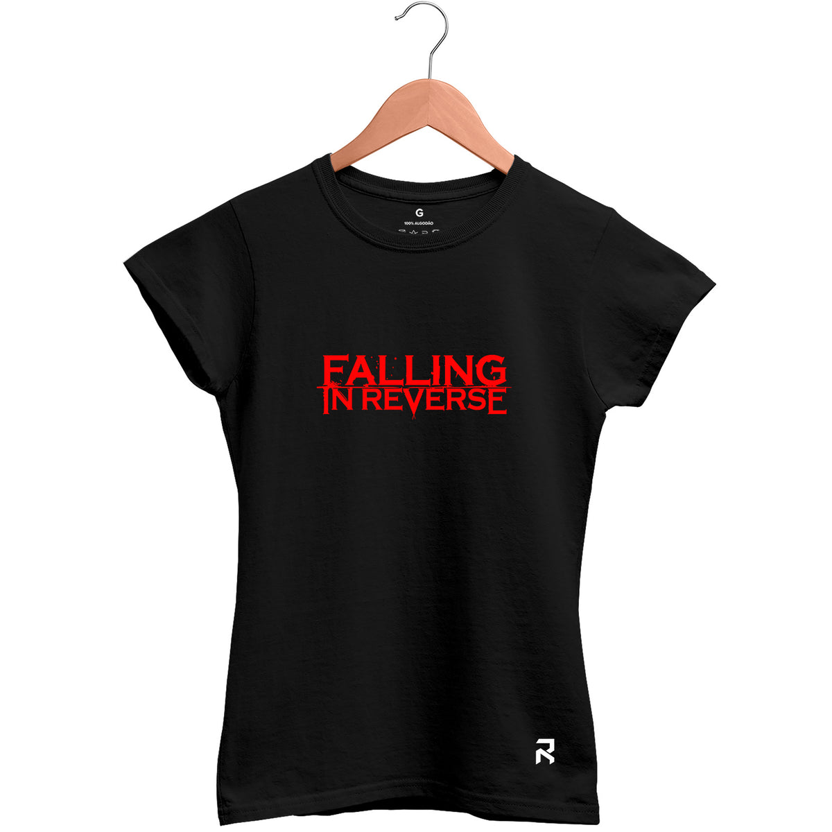 Camiseta Baby Look Feminina Falling in Reverse