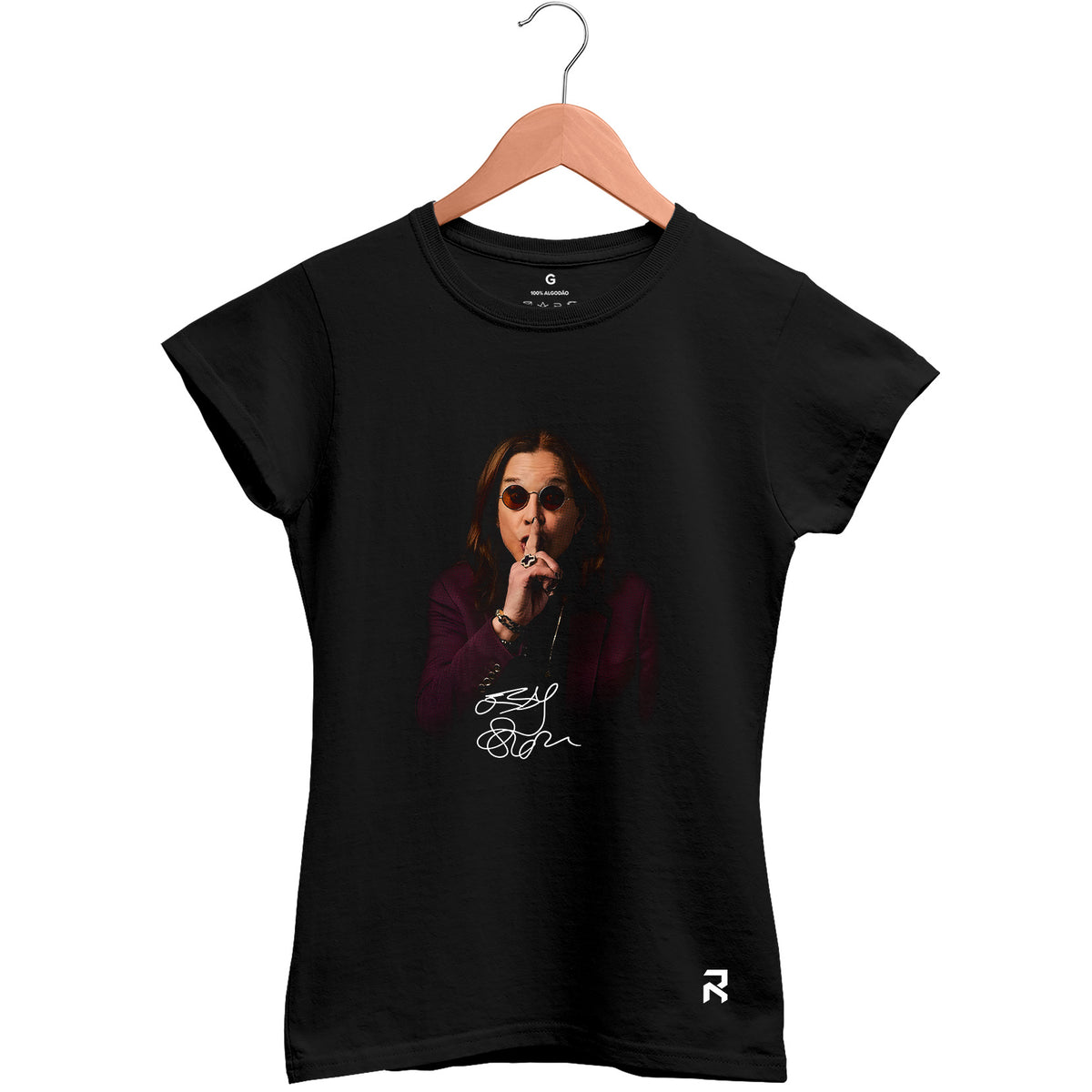 Camiseta Baby Look Feminina Foto Ozzy