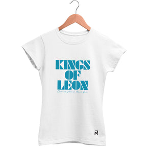Camiseta Baby Look Feminina Fun Kings Of Leon