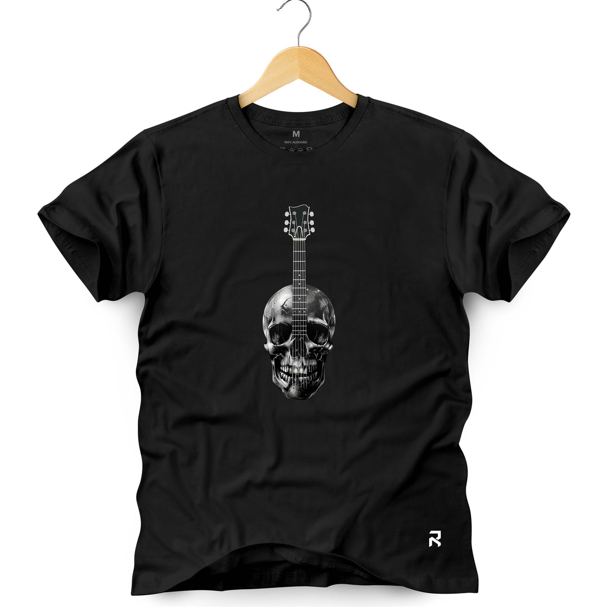 Camiseta Masculina Guitar Skull