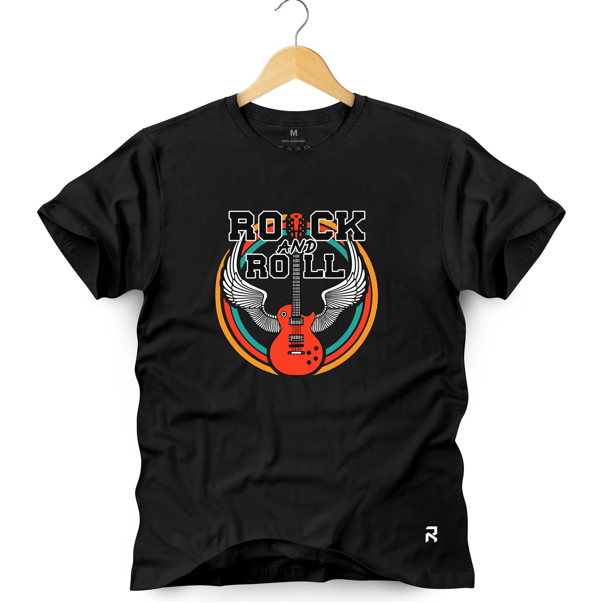 Camiseta Masculina Guitarra Asas