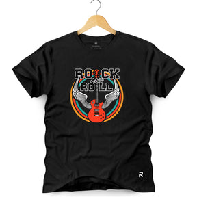 Camiseta Masculina Guitarra Asas