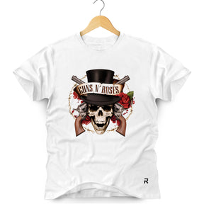 Camiseta Masculina Guns N' Roses Flower