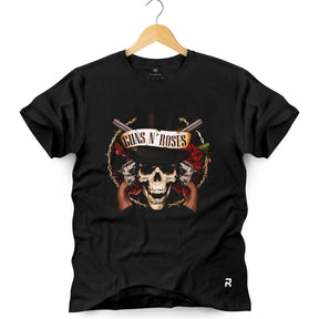 Camiseta Masculina Guns N' Roses Flower