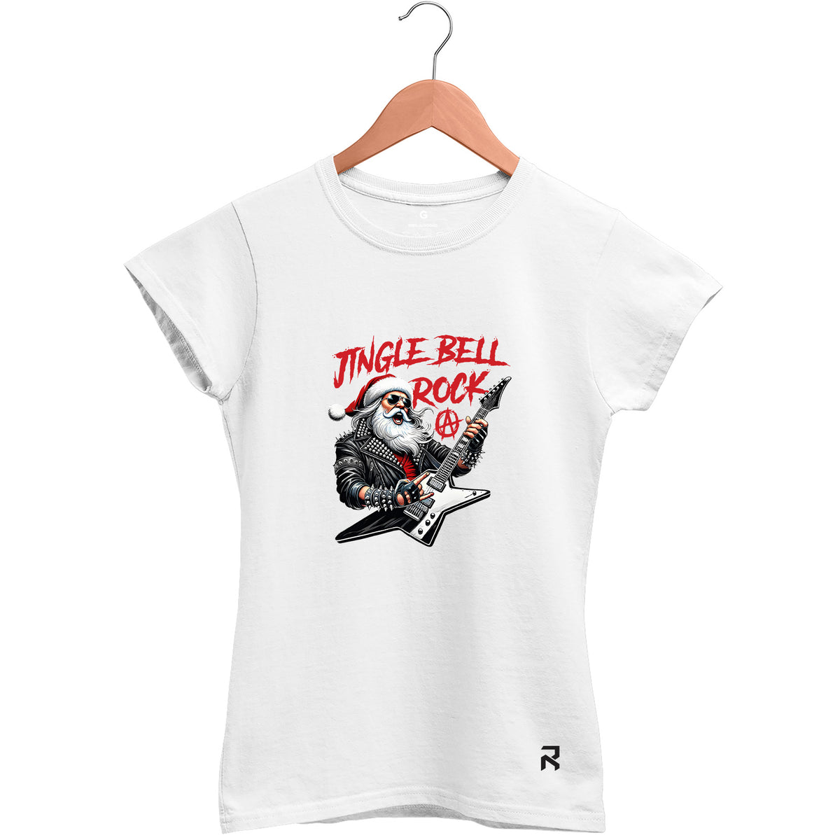 Camiseta Baby Look Feminina Jingle Bell Rock