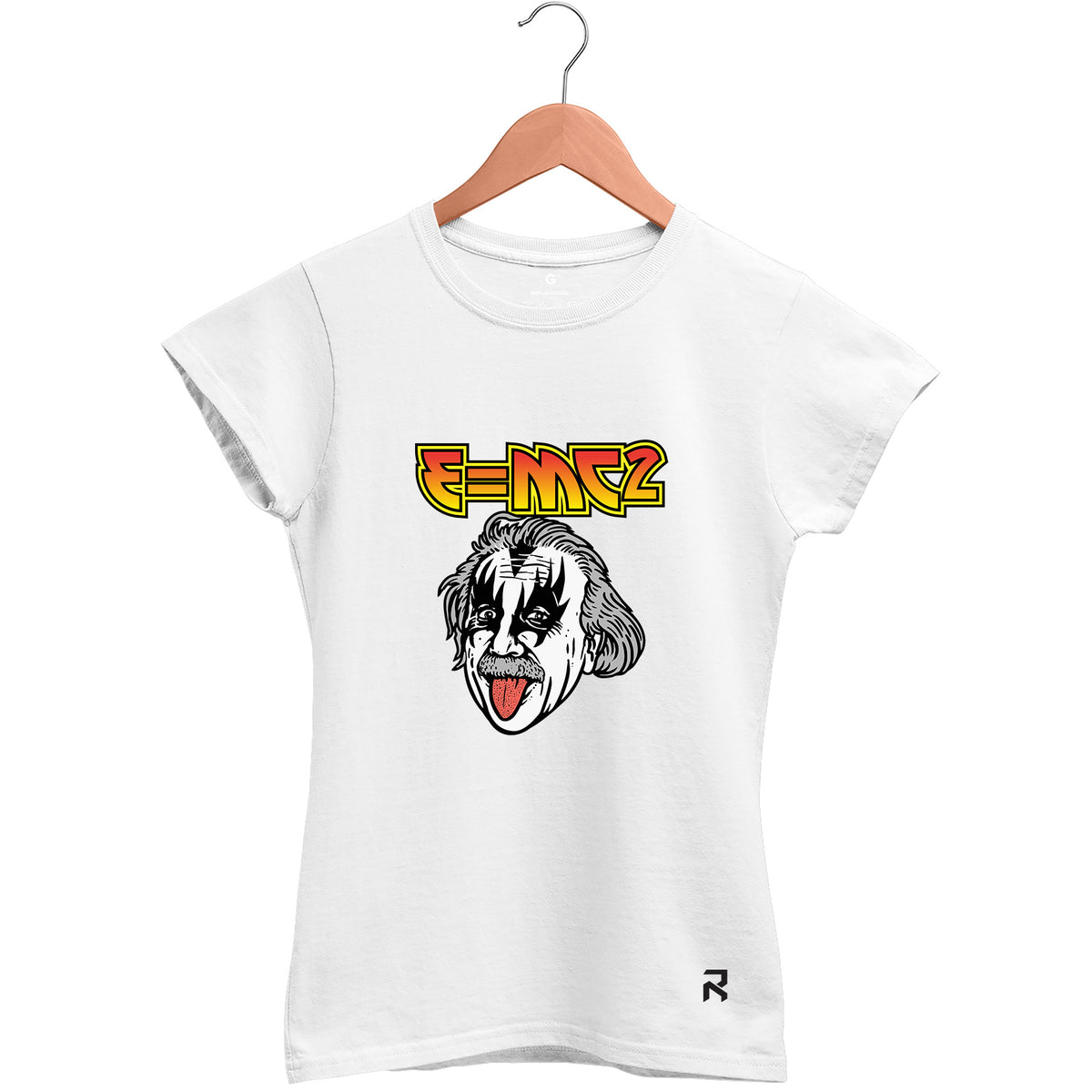 Camiseta Baby Look Feminina Rock Einstein