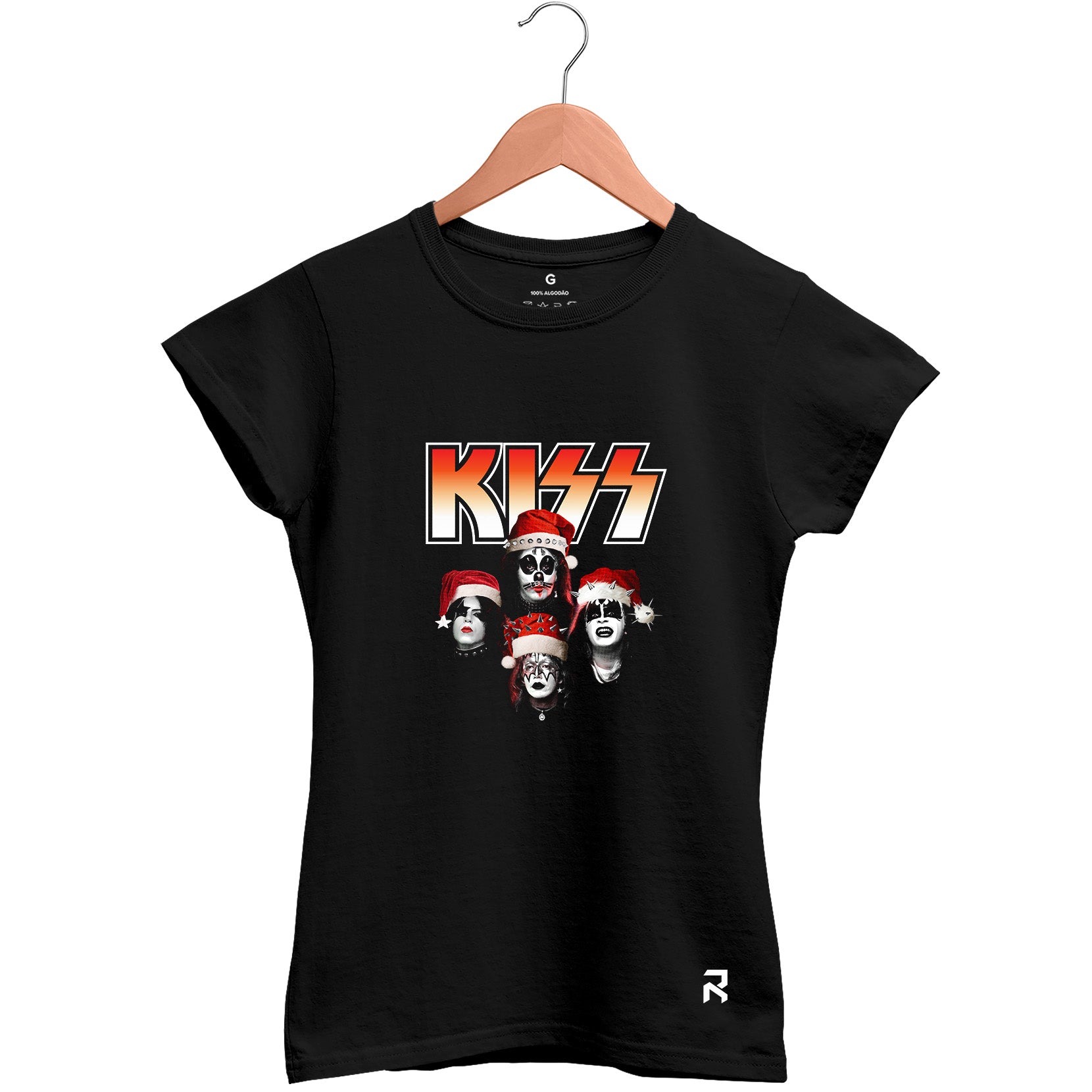 Camiseta Baby Look Feminina Kissmas