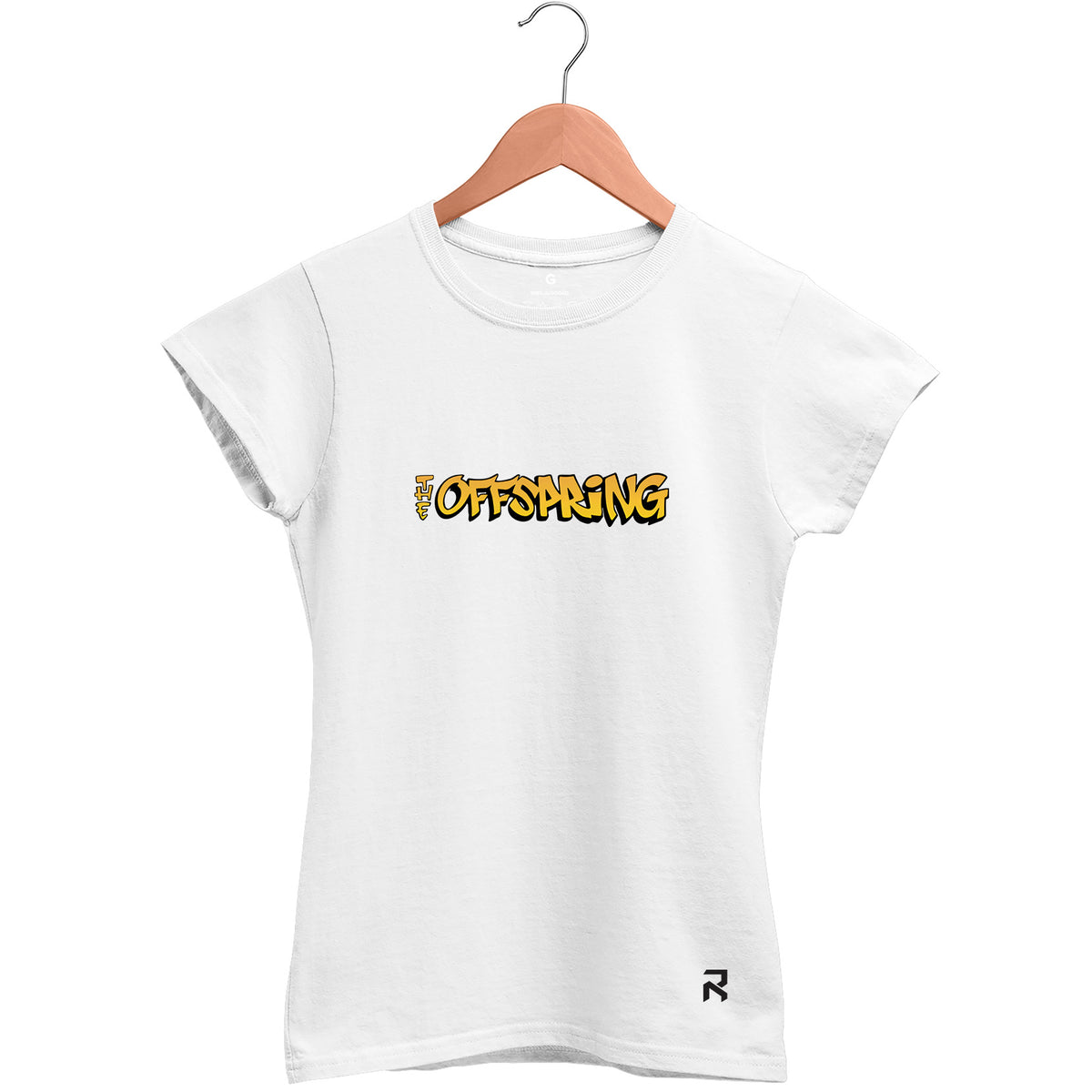 Camiseta Baby Look Feminina Lettering Offspring