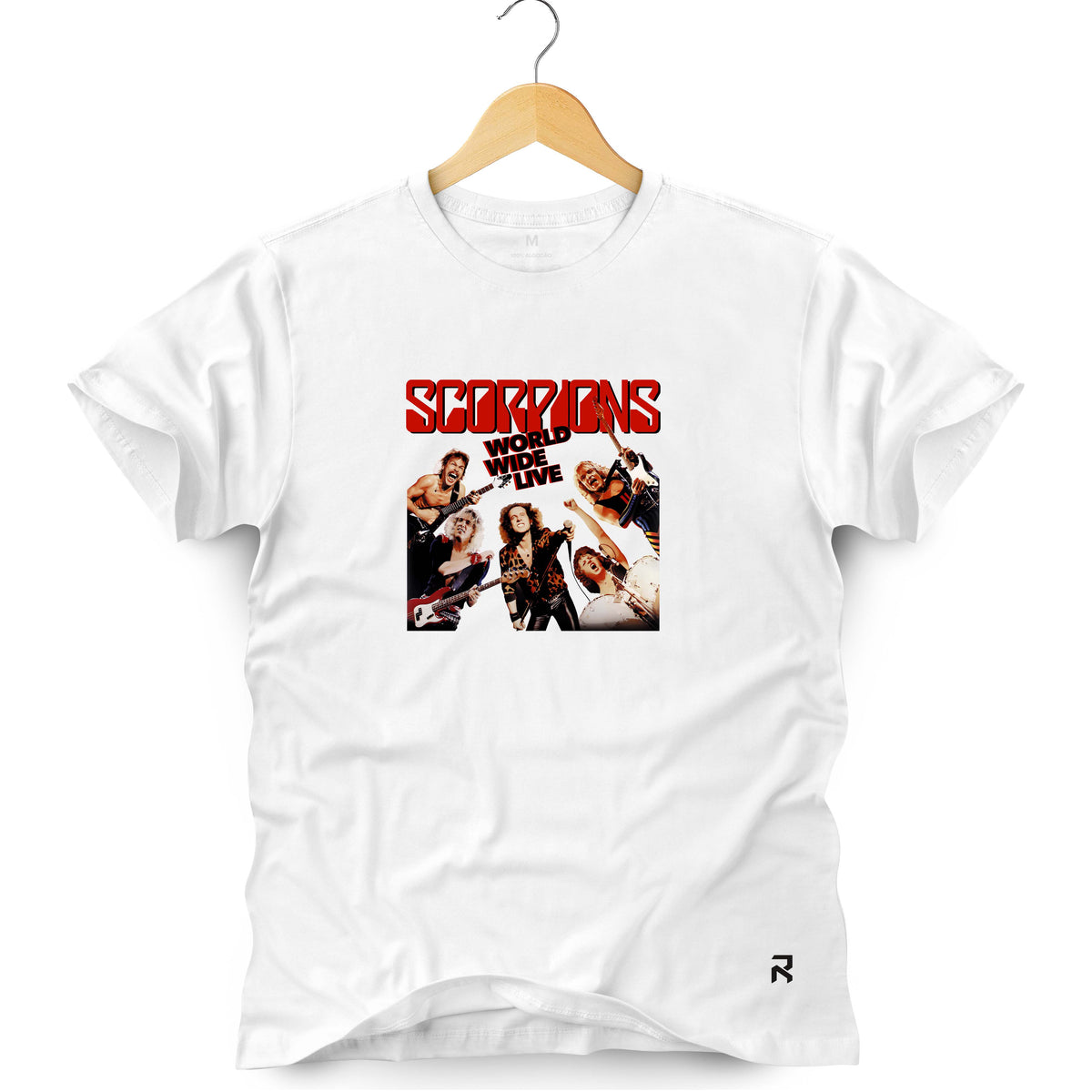 Camiseta Masculina Live Scorpions