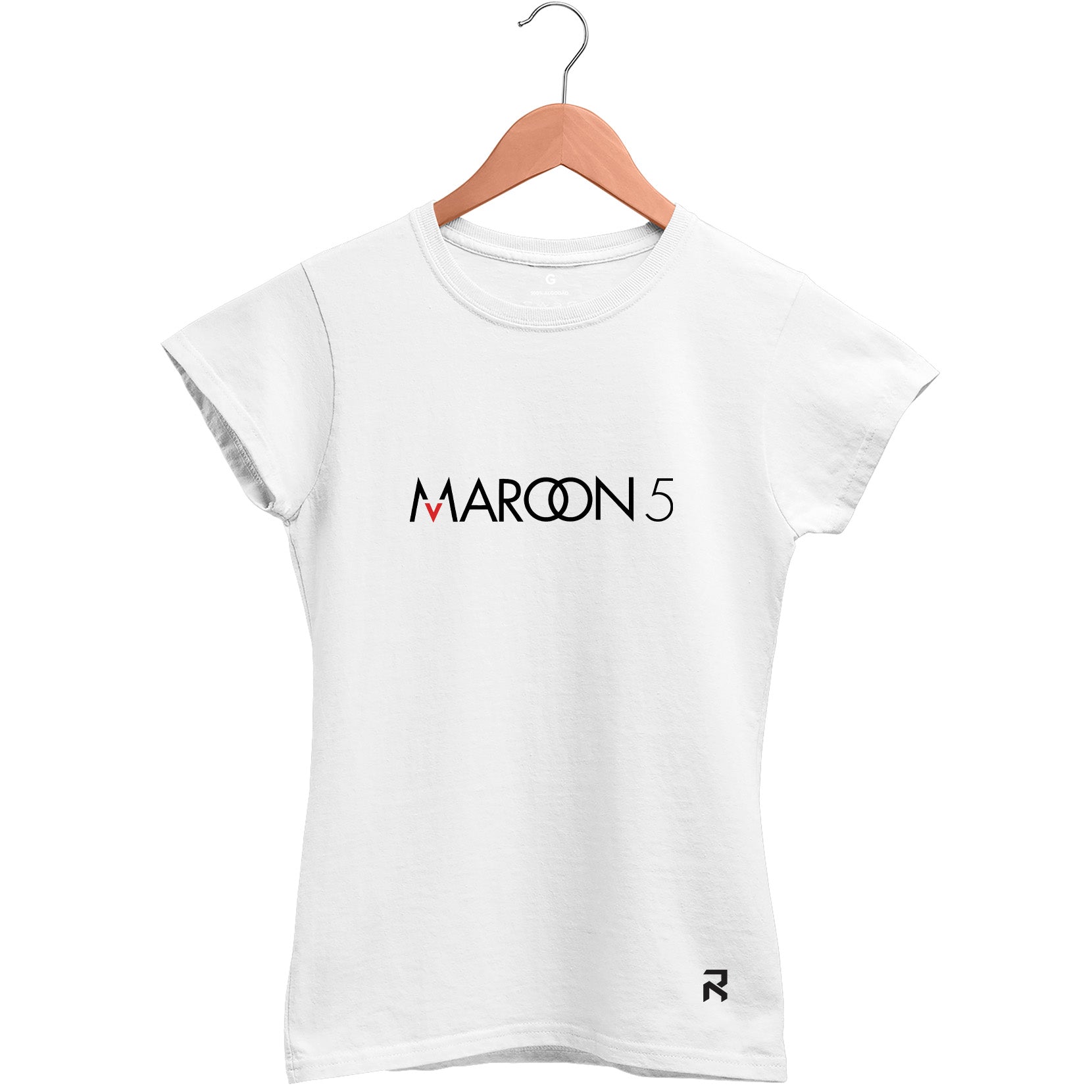 Camiseta Baby Look Feminina Maroon 5