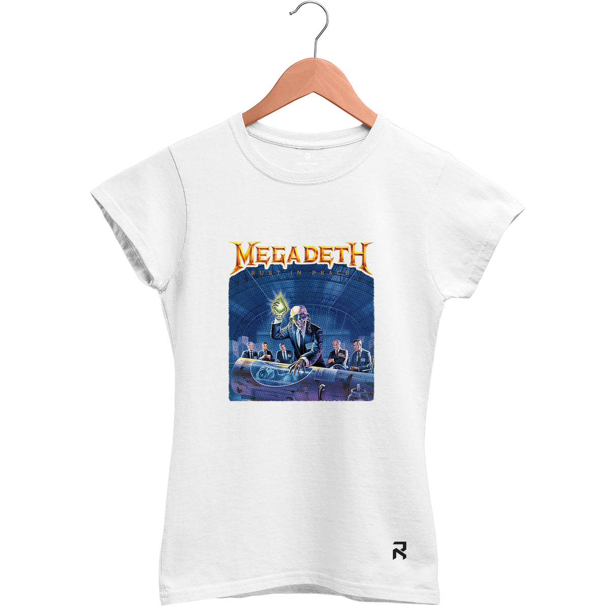 Camiseta Baby Look Feminina Megadeth Rust