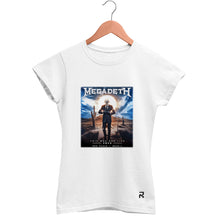 Camiseta Baby Look Feminina Megadeth Tour