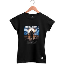 Camiseta Baby Look Feminina Megadeth Tour