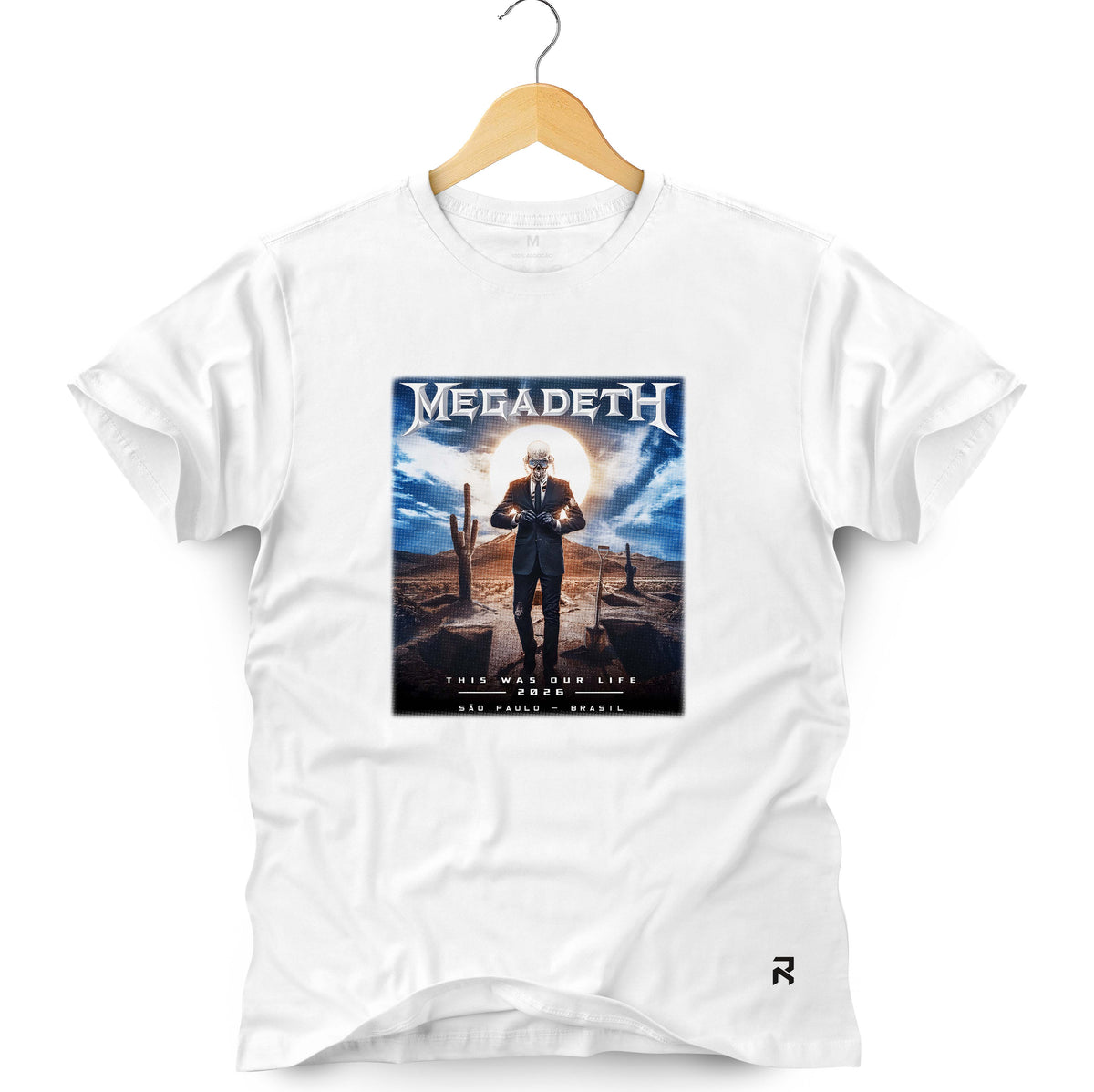 Camiseta Masculina Megadeth Tour