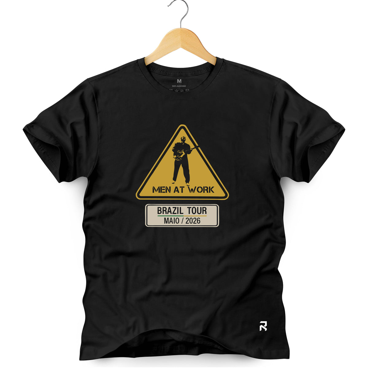 Camiseta Masculina Men At Work Tour