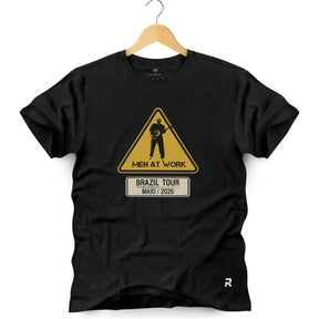 Camiseta Masculina Men At Work Tour