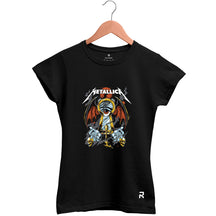 Camiseta Baby Look Feminina Lock Metallica