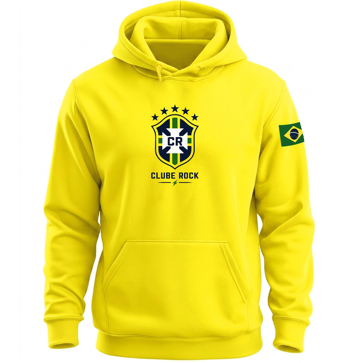Moletom Unissex Brasão Clube Rock Brasil