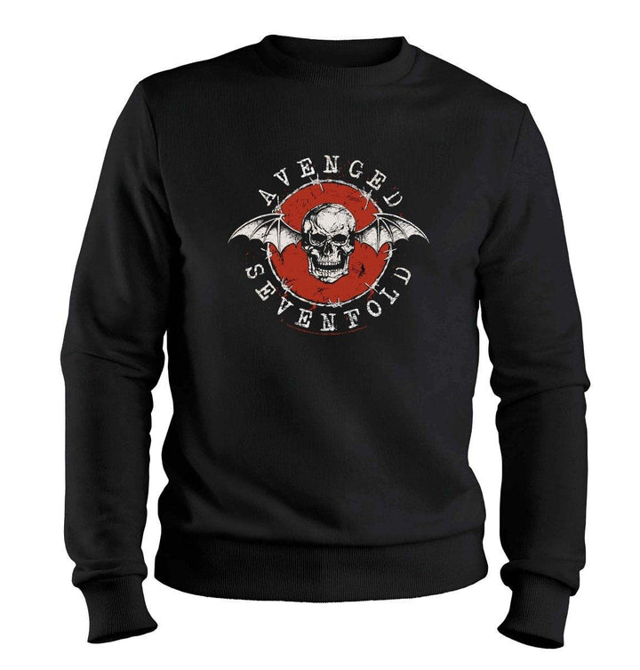 Moletom Avenged Caveira Unissex - Clube Rock - P - Preto -