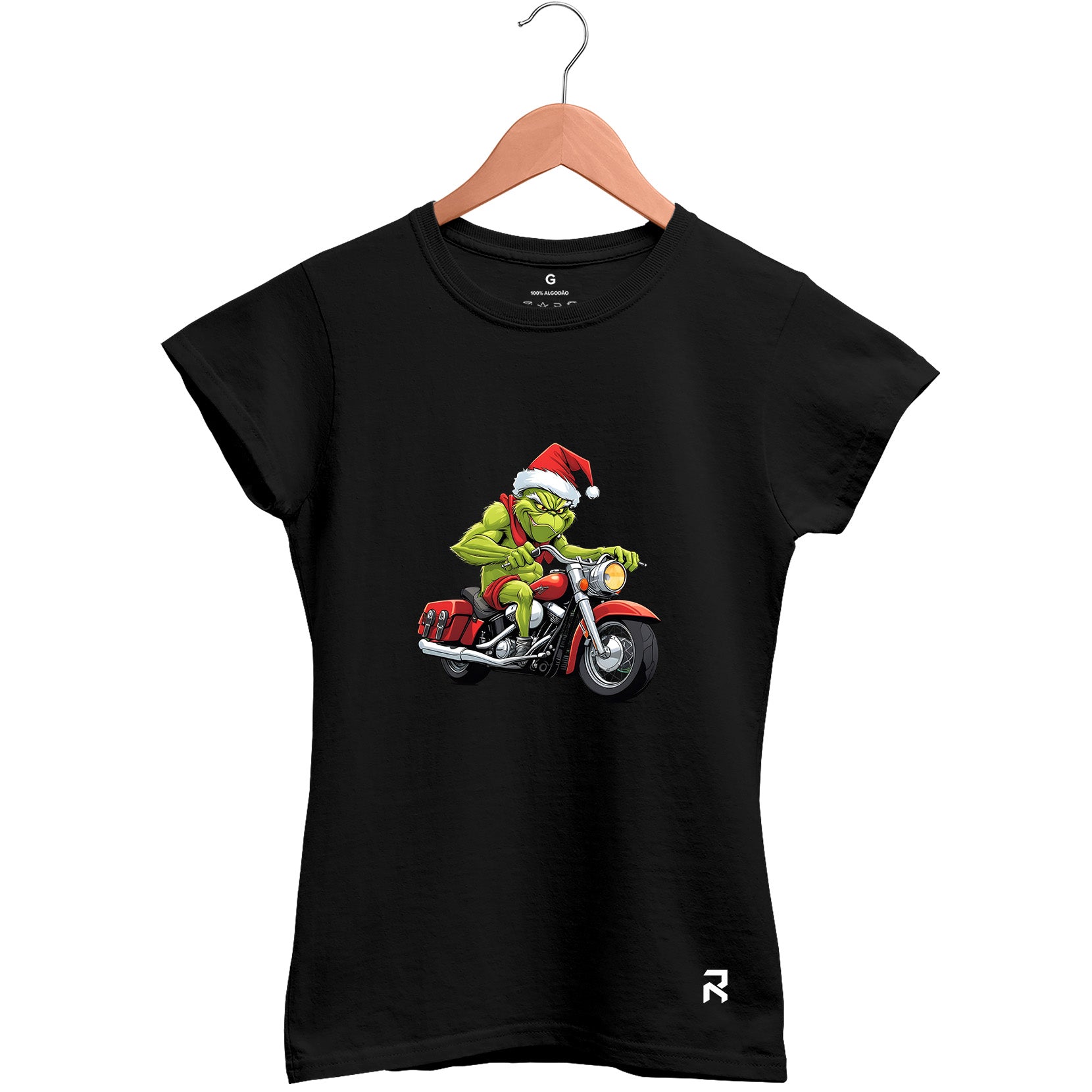 Camiseta Baby Look Feminina Moto Grnch