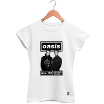Camiseta Baby Look Feminina Oasis Tour