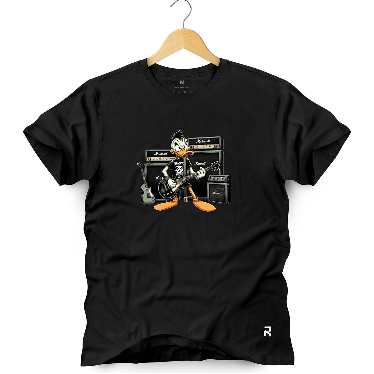 Camiseta Masculina Pato Rock