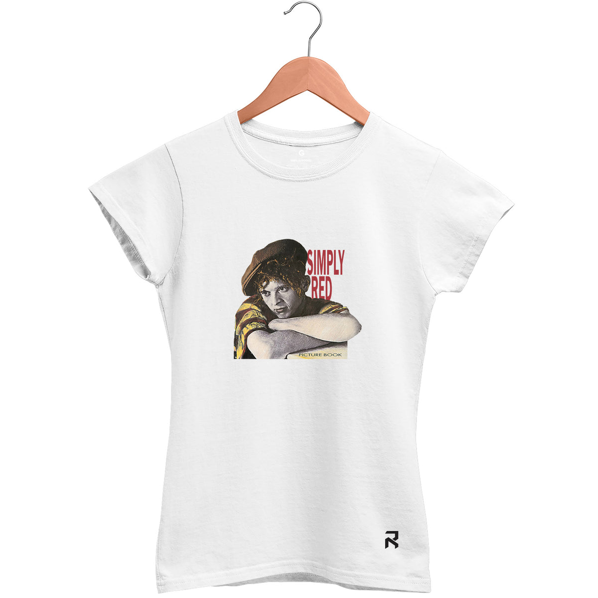 Camiseta Baby Look Feminina Picture Simply Red