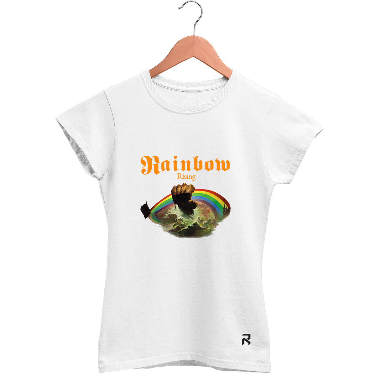Camiseta Baby Look Feminina Rainbow