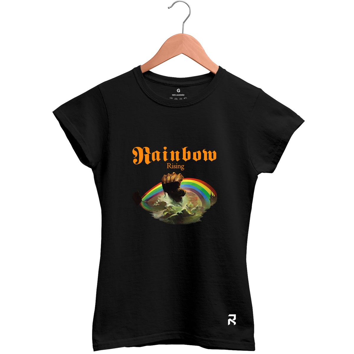 Camiseta Baby Look Feminina Rainbow