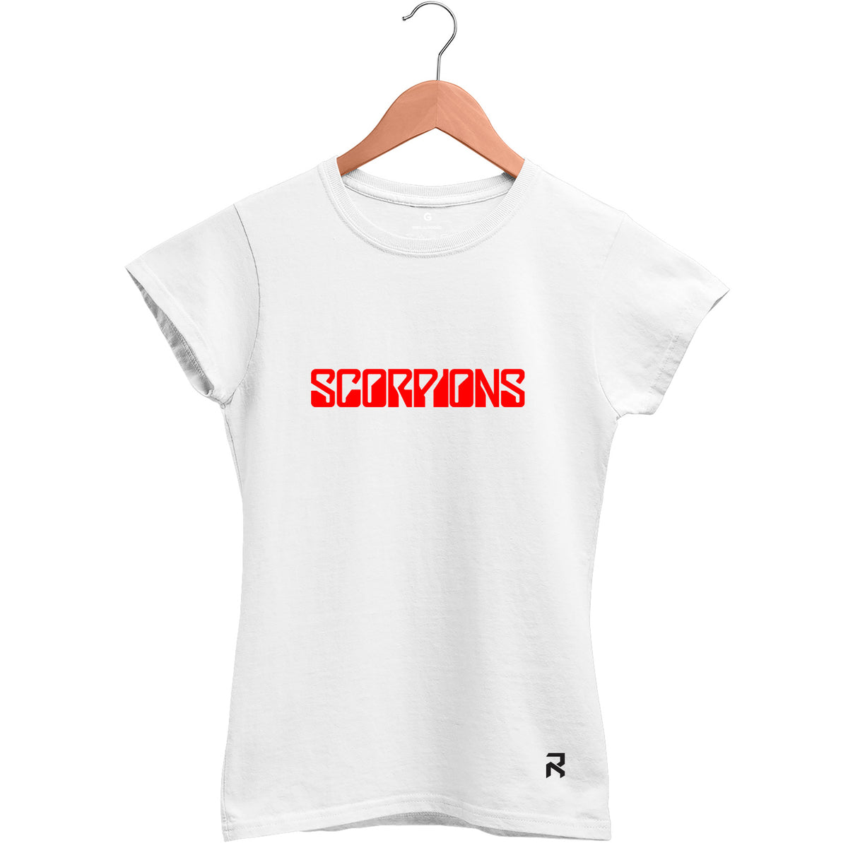 Camiseta Baby Look Feminina Red Scorpions