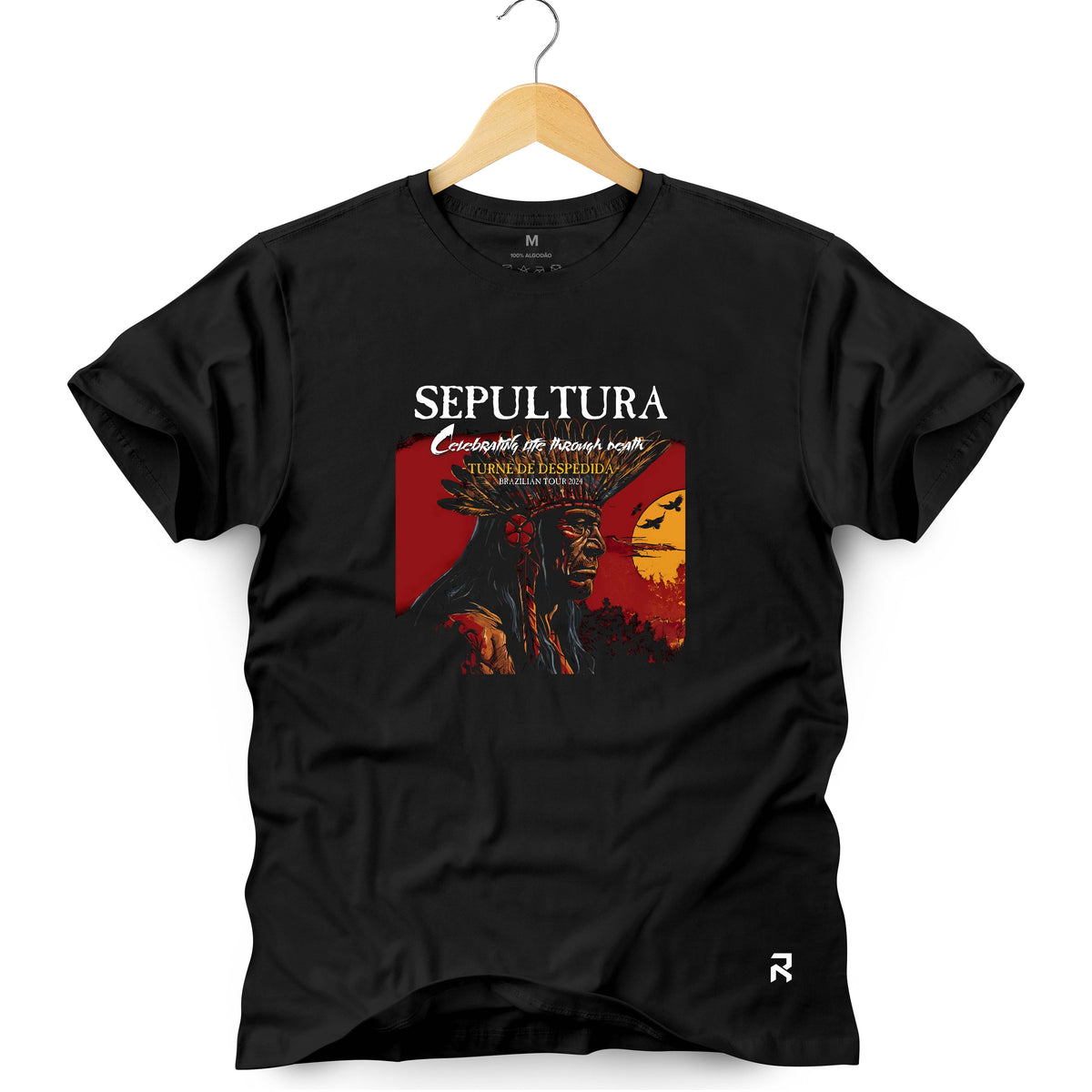 Camiseta Masculina Tour Sepultura Indígena