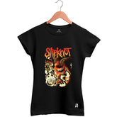 Camiseta Baby Look Feminina Slipknot Goat