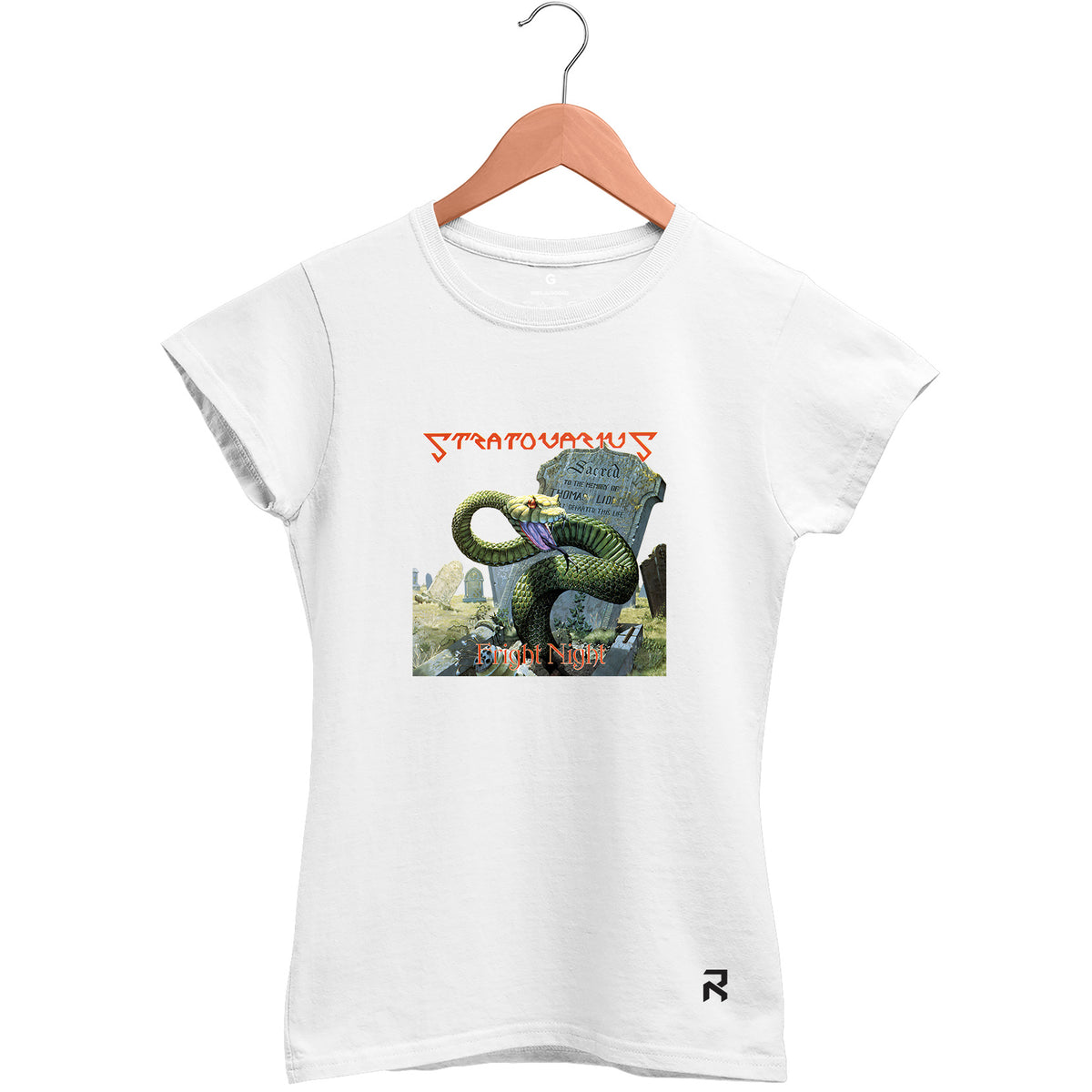 Camiseta Baby Look Feminina Snake Stratovarius