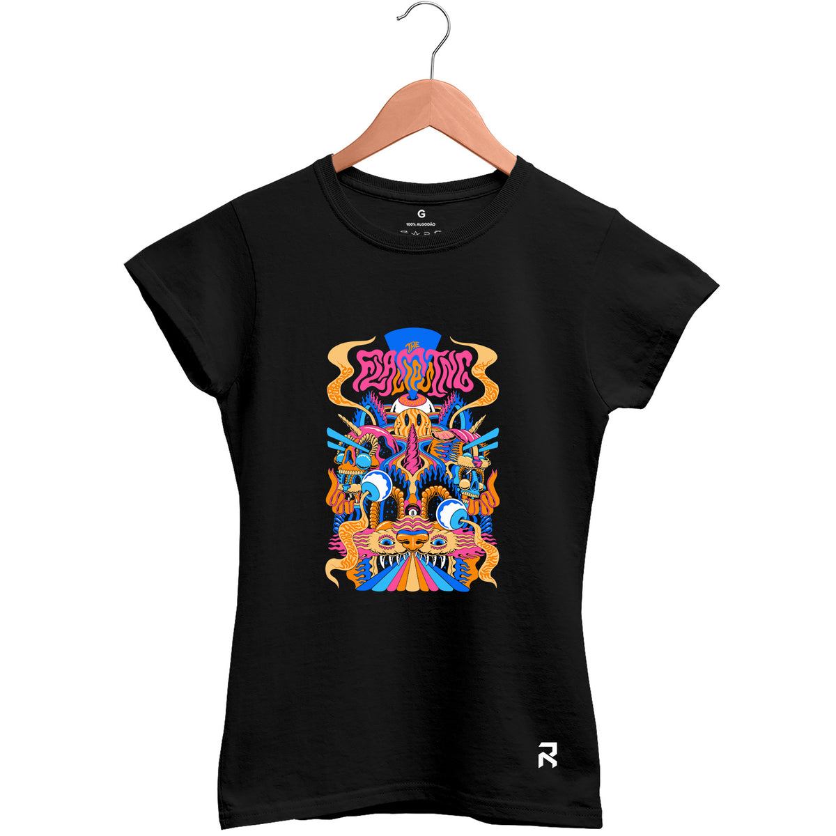 Camiseta Baby Look Feminina The Flaming Lips