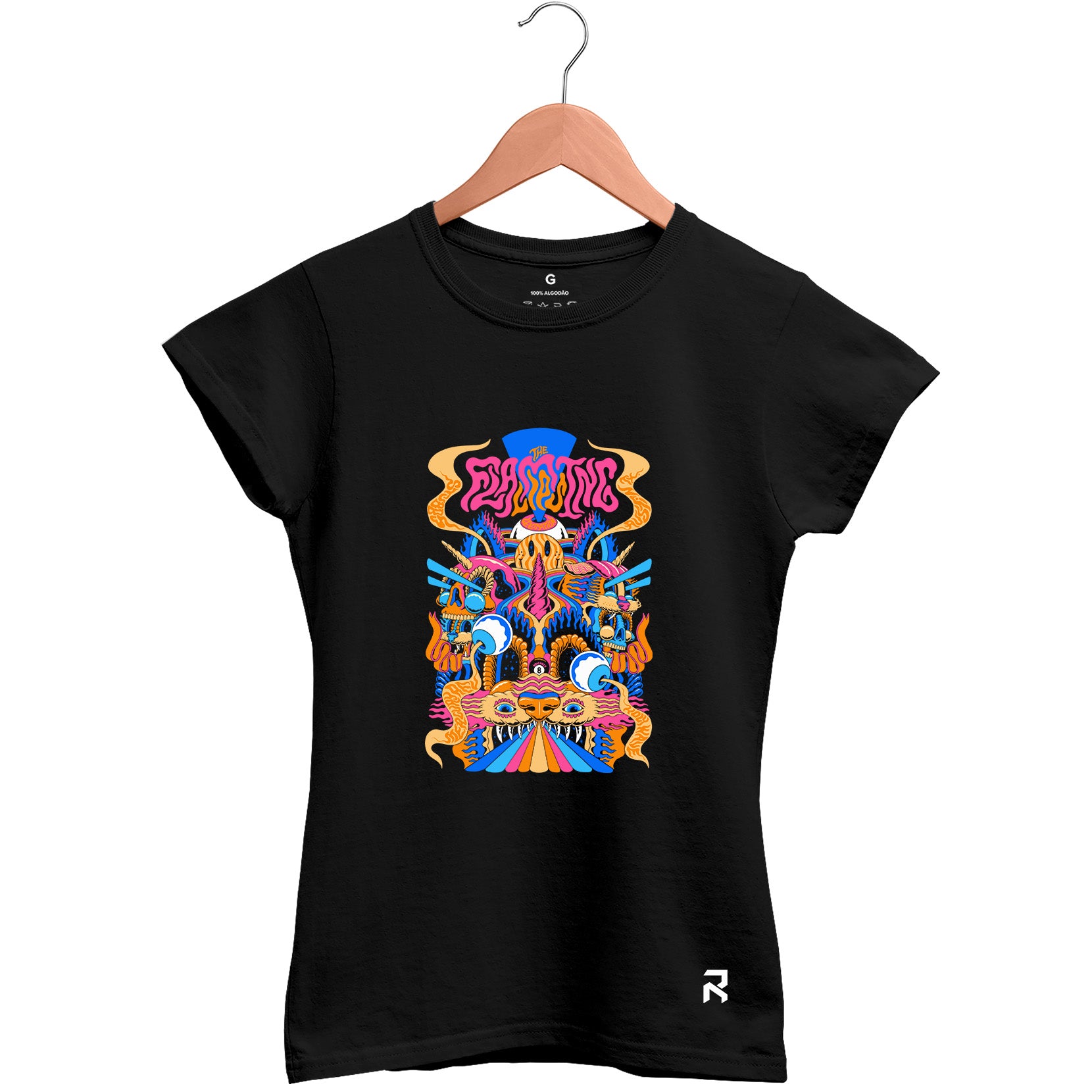 Camiseta Baby Look Feminina The Flaming Lips