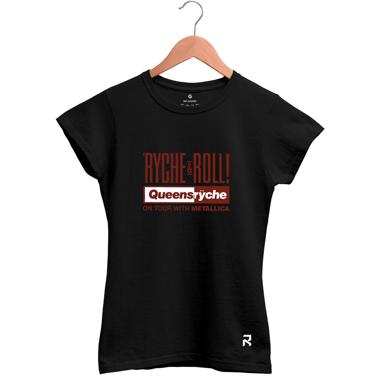 Camiseta Baby Look Feminina Tour Queensryche