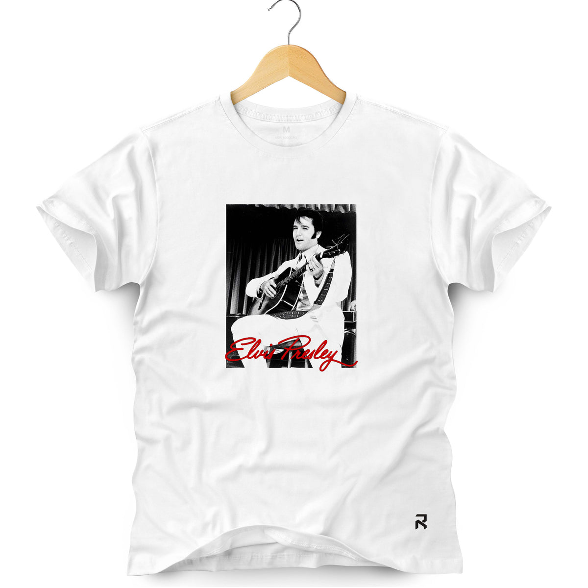 Camiseta Masculina Violão Elvis